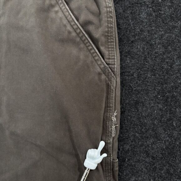 Carhartt Carpenter Pants Men's 36x30 Brown Utility Relaxed Fit Workwear Cotton - Picture 3 of 13